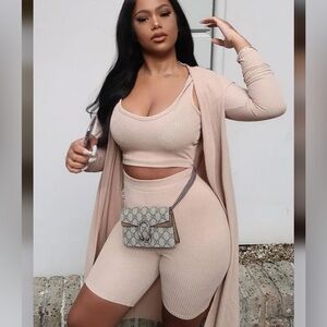 Sunday Blessings Biker Short Matching Set